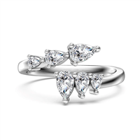 Ring Woman in Silver Cubic Zirconia RAPUR01